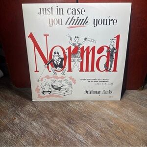 Dr. Murray Banks Vinyl Record - Red and Black